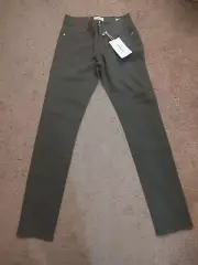 Frame Denim Olive Green Jeans L'homme Mid Rise Slim Size 29x31 NWT