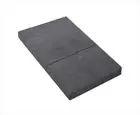 Double Size Folding Foam Mattress Portable Bed Mat Velvet Dark Grey