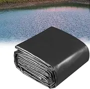 Pond Liner 5x6m 6x7m 7x8m 8x10m 10x12m Black HDPE Pond Liners - Tear-Resistant | Flexible Pond Lining for Koi Pools, Fountains, Garden Ponds - 0.13mm Thick Black(3x8m(9.8x26.2ft))