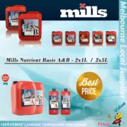 Holland Mills Nutrient Basis A&B 1L 5L Kit For Hydroponics Growing & Flowering