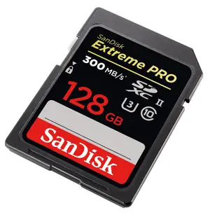 SanDisk 128GB 128G SDXC Extreme Pro 300MB/s SD V90 8K 相機記憶卡