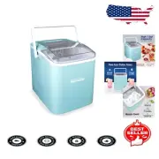 Convenient Portable Ice Maker with LED Control - Perfect for Home Bars & Parties