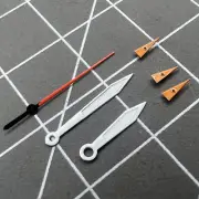 White Trim Arrow Shape 14mm Watch Hands for Miyota OS10 OS20 OS60 OS80 Movement
