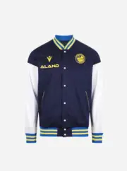 Parramatta Eels NRL 2024 Macron Varsity Bombers Jacket Sizes S-3XL!