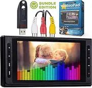 ClearClick Video to Digital Converter 3.0 (Third Generation) - Record Video & Audio from VCR's, VHS, AV, RCA, Hi8, Camcorder, DVD, Turntables, Cassette Tapes (Bundle Edition)