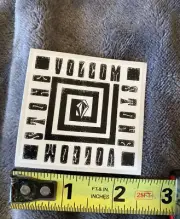 VOLCOM STONE STICKER Volcom 2.5 in Square Skate Snowboard Decal