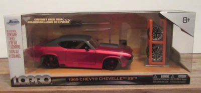 JADA 2013 - LOPRO 1969 CHEVY CHEVELLE SS 1:24 RED NIB