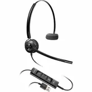 Poly EncorePro 545 Wired Over-the-head, On-ear Mono Headset - Black - Microsoft Teams Certification - Monaural