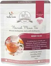 Yummy Mummy Food Company Raspberry Leaf Tea for Postpartum Recovery & Lactation | Organic Nourishing Tea for New Mums | 20 Serves