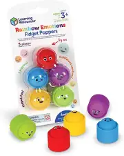 Rainbow Emotion Fidget Poppers, Sensory Toys, Social-Emotional Learning ,Sensory