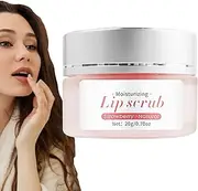 Moisturizing Lip Scrub - Soothing Lip Scrubs,Lip Moisturizer for Brightening, Restoring, Plumping Dry Lips, Gentle Lip Care Products Pluvo