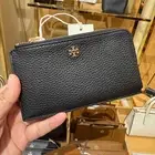Tory Burch Blake Zip Card Case 168745 Leather Black