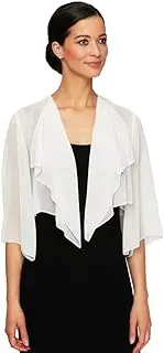 [Alex Evenings] Women's Chiffon Hanky Short Boldero Jacket