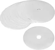 uxcell Tree Mulch Ring 10.6" Nonwoven Tree Protector Mat Plant Cover for Weed Control Round Weed Barrier Silver Tone 20 Pack