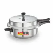 Prestige Popular Plus Induction Base Outer Lid Aluminium Pressure Cooker 6 Liter