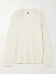 [TOTEME] TOTEME - Garderob Cashmere Sweater - Ecru - x large x large Ecru