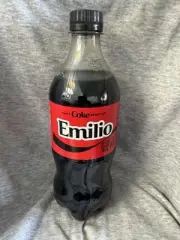 Share a Coke with Emilio 2025 Personalized Gift Coca~Cola Bottle 20oz Zero