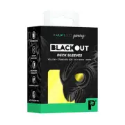 Palms Off Blackout Deck Sleeves - Yellow