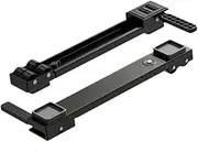FytStycale 2PCs Washing Machine Stop Adjustable Easy to Slide Waschmaver Mover High Load Capacity Laundry -Dryer Holder Roller Rolls Roll, Black, as described