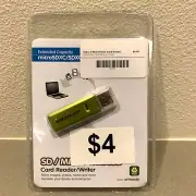 All in One Memory Card Reader USB 2.0 by Iogear for MicroSD, SD, MMC, New in Box