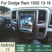 Car Android Gps Navigation Wifi 10.4" For Dodge Ram 1500 2013-2018 Radio Carpaly