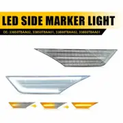 For 2016-2021 Honda Civic Front Bumper Side Marker Light Switchback Sequential D