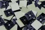 25 PCS ADHESIVE CABLE TIE MOUNT CLIP 1 INCH ZIP TIE HOLDER WALL INSTALL CTM1