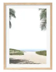 [Profile Australia] Ocean Escape Art Print A3 in Natural Frame
