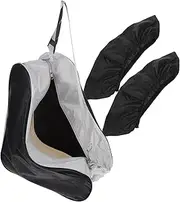 [BESPORTBLE] 1set Roller Skating Storage Bag Pouch for Inline Skates Includes Roller Carrying Bag and Protective Shoe Covers for and Organization