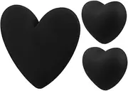 3pcs Box Charging Cable Accessories Data Cable Shell Cable Protector Heart Charm Data Lines Protector Heart Patch Phone Charging Line Case Decal Black Resin