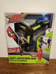 New Air Hogs 360 Hoverblade Remote Control Boomerang Drone Blue And Green