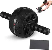 Abaodam Ab Wheel Roller Fitness Equipment Home Exercise Equipment Workout Equipment Abdominal Strength Training Equipment Abs Wheel Ab Workout Abdominal Wheel Workout Gear Sponge