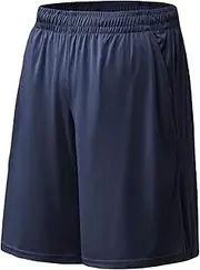 [RegaliaKun] Athletic Shorts for Men with Pockets and Elastic Waistband Quick Dry Activewear Shorts Men Casual Summer Trendy