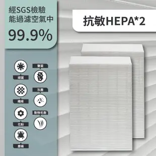 適用Honeywell HPA-200APTW 202APTW HPA-5250WTW V1 空氣清淨機 抗菌濾網濾芯