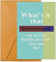 Funny Retirement Cards for Husband Wife Retired Gifts for Dad Mom Retirement Card for Women Men Best Friend Retiring Gifts for Teachers Friends Fun Retired Card for Boss Coworker Retiree Gift Ideas
