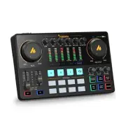 MAONO Audio Interface, MaonoCaster 10-Channel Podcast mixer with Pro-preamp, ...
