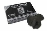 Maxisafe GNB218-L - Extra Heavy Duty Nitrile Glove - L Black Shield - Box Of 100