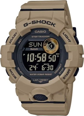 CASIO G-SHOCK GBD-800UC-5 Bluetooth Brown Digital Men's Watch 200M WR