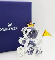 New SWAROVSKI Kris Bear- Congratulations Flag Crystal Figurine Display 5492229