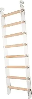 CIYODO Parakeet Climbing Ladder Durable Bird Step Ladder for Budgerigar and Parrot Cage Enrichment for Physical Activity and Beak Conditioning Design
