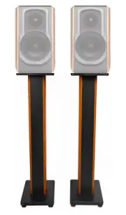 (2) 36" Bookshelf Speaker Stands For Edifier S1000DB Bookshelf Speakers