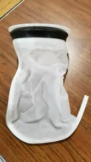 New OEM, Filter strainer bag with O-ring for ThermoFlex chillers, 100 µ