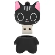 Cartoon Cat Pattern USB Flash Drive Data Picture Music Movie Files Storage CRY