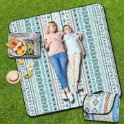 Large Outdoor Picnic Blankets Waterproof Foldable, Beach Blanket Sandproof Porta