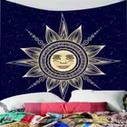Starry Sky Cute Sun 3D Wall Hang Cloth Tapestry Fabric Decorations Decor