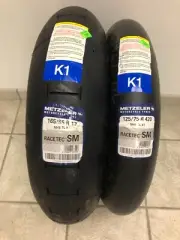 Metzeler K1 SuperMoto Slick Tire Front & Rear 125/75 R 420 (16.5) / 165/55 R 17