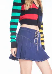 [dELiA*s by Dolls Kill] Happier Now Denim Skirt