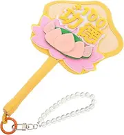 [FOYTOKI] Summer Fan Handheld Small Fan Handwoven Funny Word Photo Prop for Wedding Decorations
