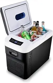 28L Car Home Auto Refrigerator Fridges DC12/24V Freezer Cooler Heater Keep Warm Fresh Fit For Car Home Pinic Camping AC110/220V(UK Plug)