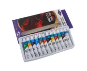 Acrylic Paint Set 12ml 12 Tubes High Quality Great Starter Set